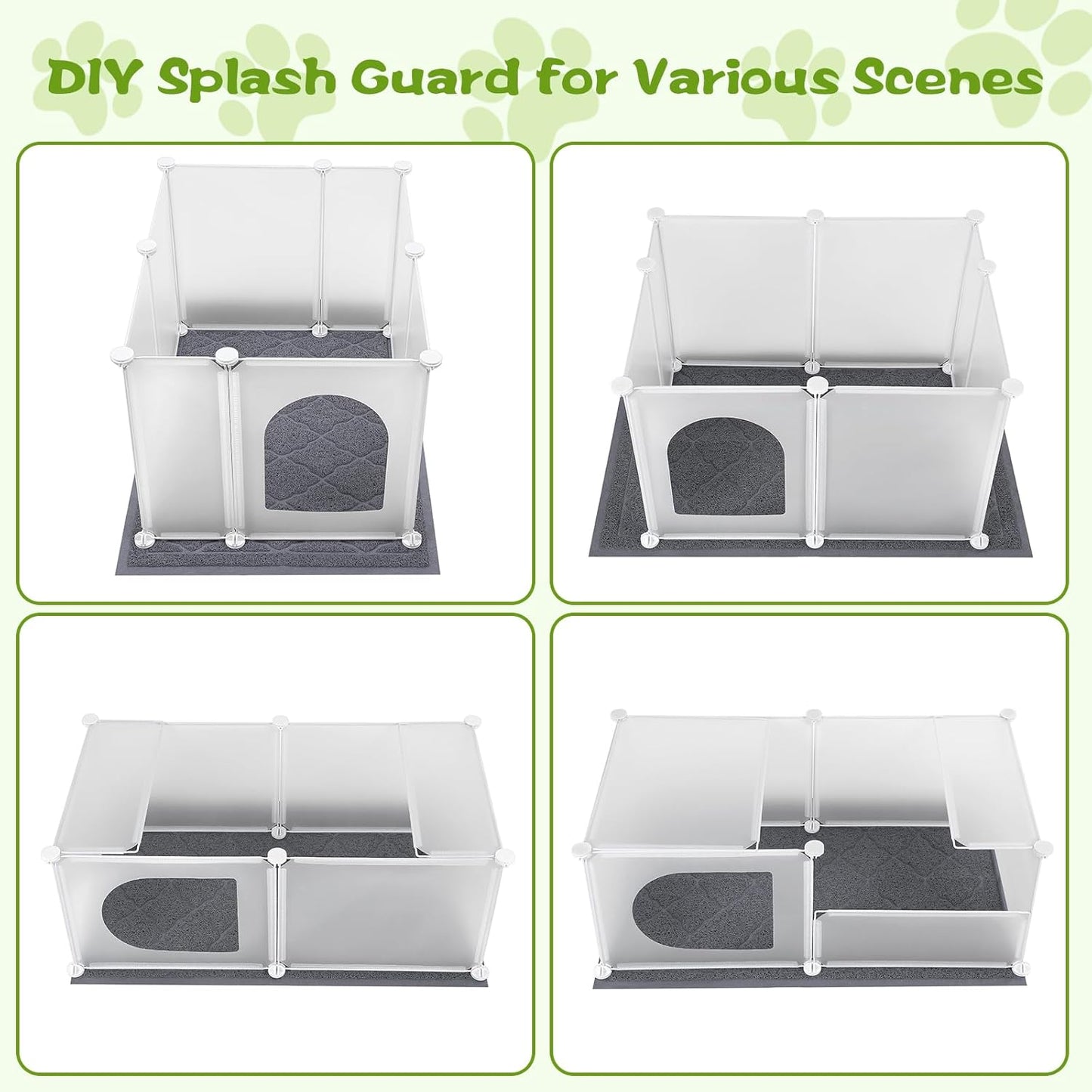 Included row hook used for convenient scoop storage.