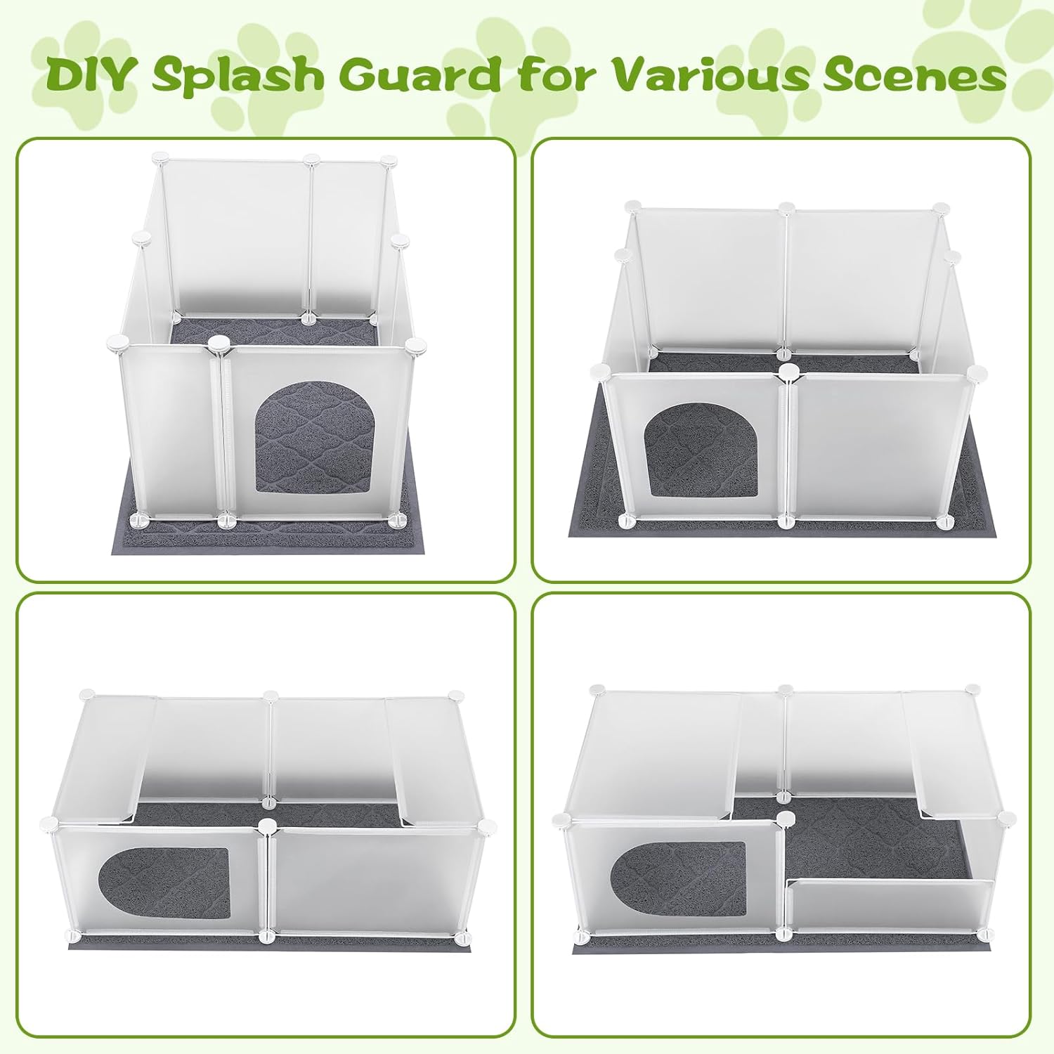 Included row hook used for convenient scoop storage.