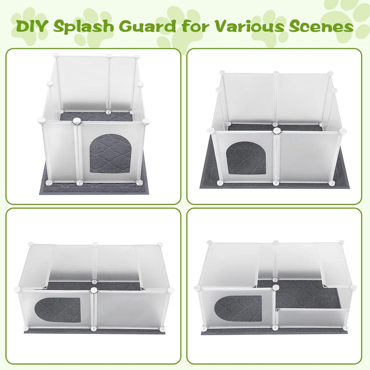 Included row hook used for convenient scoop storage.