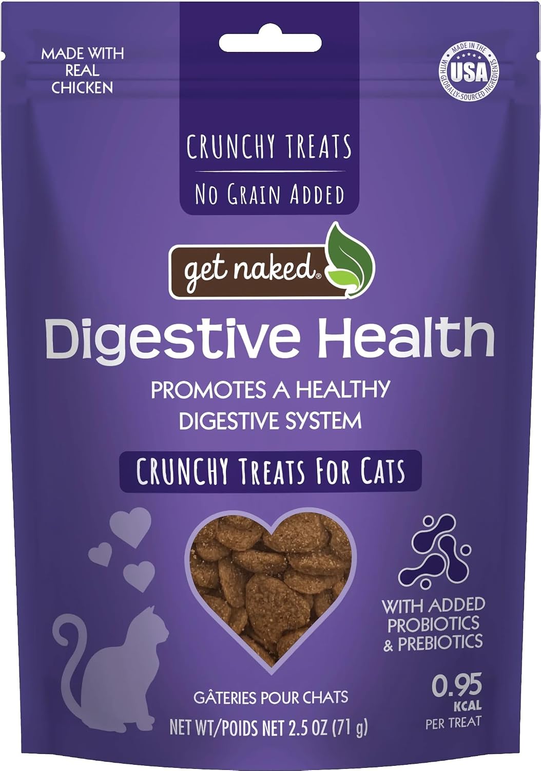 Get Naked Urinary Health Crunchy Treats For Cats, Cranberries, (1 Pouch), 2.5 Oz - Image 14