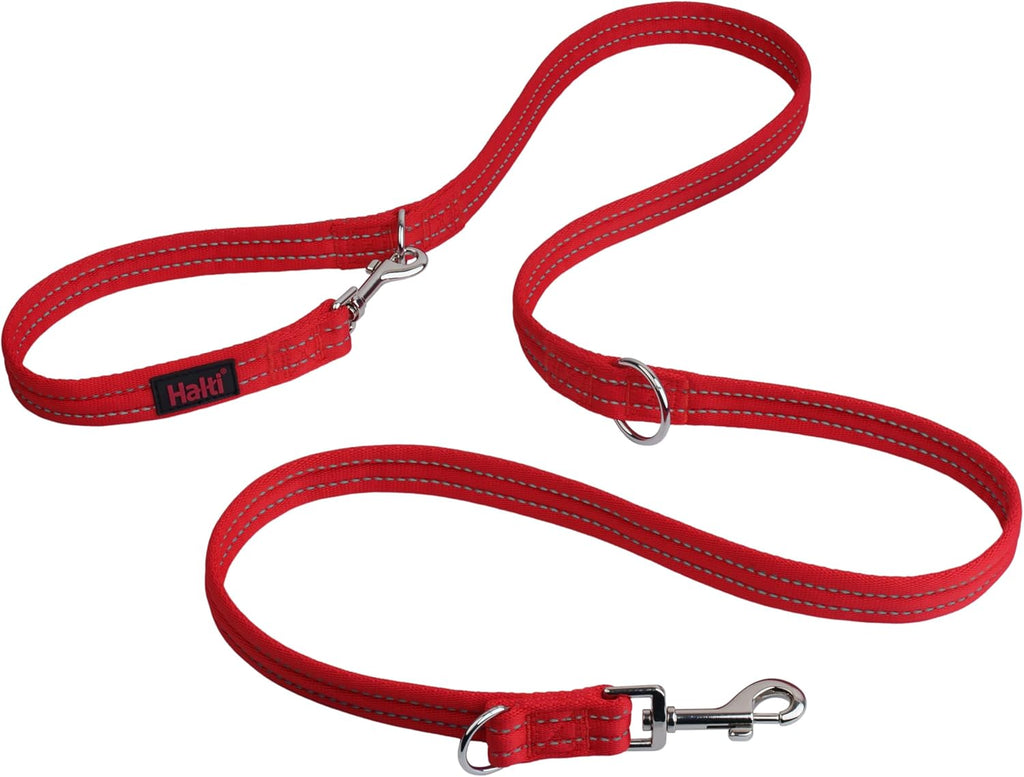 Packaging of the authentic imported Halti double ended training leash.