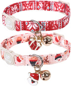 Cat Collar, 2Pack Summer Kitten Collars-Cute Blueberry and Peach Pendants-Breakaway Kitty Collars,Cat Collar with Bell, for Girl & Boy Cats - Image 14