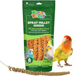 A&E Cage Co AE9054 Premium French Spray Millet for Birds - 6oz Retail Bag with 12 Natural Millet Sprays - Healthy Bird Treat for Budgies, Parakeets, Cockatiels, Finches & Small Birds - Image 11