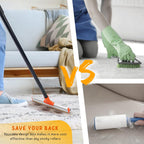 Included handheld lint scraper tool for furniture and upholstery