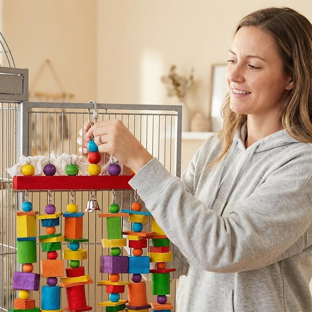 Zephyriel extra large toy hanging in cage