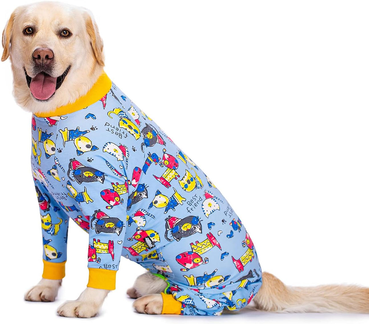 Customizable abdominal design dog clothing for male and female dogs