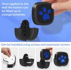 Whimsii dog doorbell receiver plugged into a wall outlet
