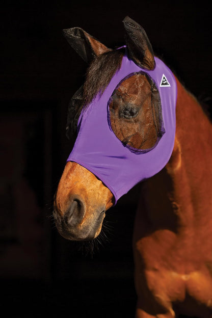 Elastic fit detail of the Comfort Fit horse mask
