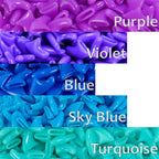 Zetpo cat claw covers showing vibrant purple and violet shades in packaging