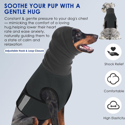 KOESON pet comfort vest side profile highlighting dual-side reflective strips