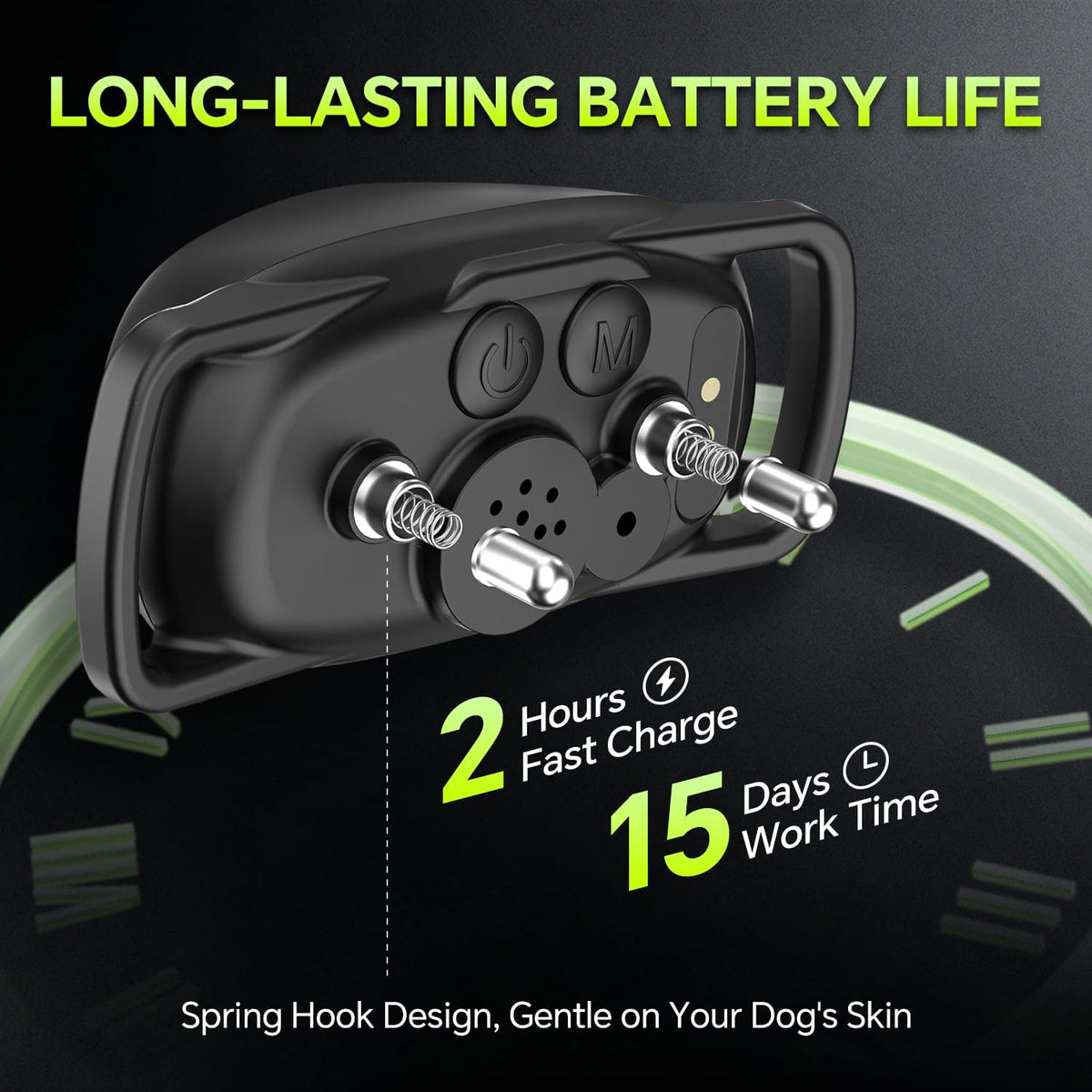 Rechargeable components of Reedog training system