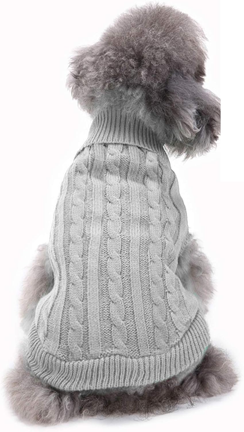 Warm Classic Turtleneck Pet Sweater for Small to Large Dogs - Cute Winter Dog & Cat Coat - Christmas Sweater for Girls & Boys - Image 11