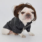 TESSVEYA adjustable pet wig for small medium large dogs displayed on a mannequin head