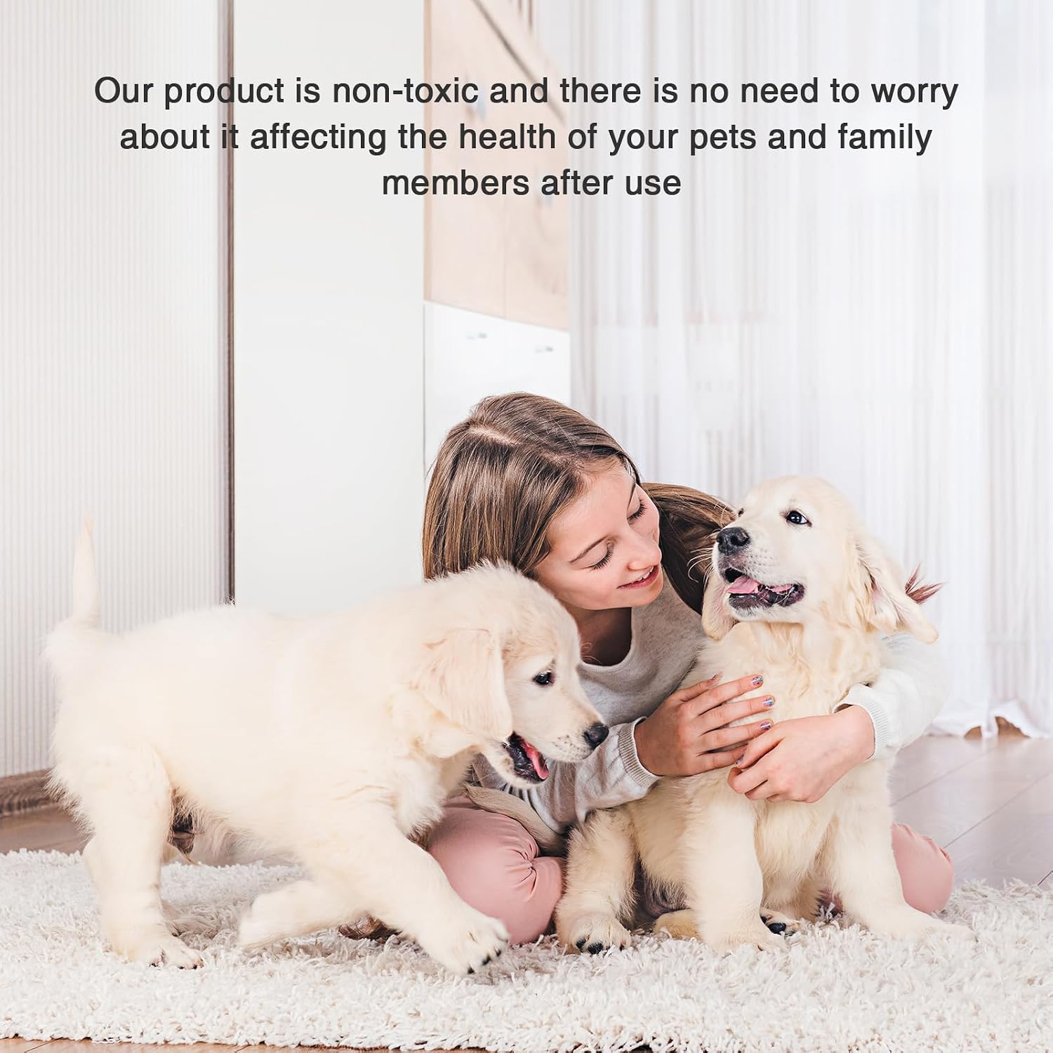 Effervescent pet odor neutralizer for dog and cat urine smells
