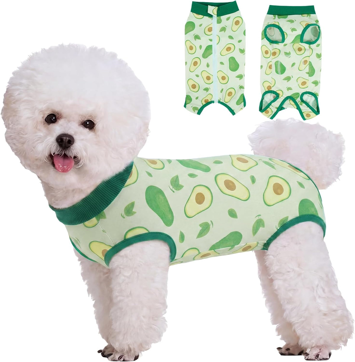 BRKURLEG Small Dog Recovery Suit After Surgery Female Male, Back Zipper Spay Recovery Suit for Dogs & Cats, Anti-Licking Puppy Surgical Onesie for Abdominal Wound, Cone Alternative, Orange M - Image 15