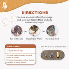 Premium cat digestive health supplement 400 tablets count bottle.