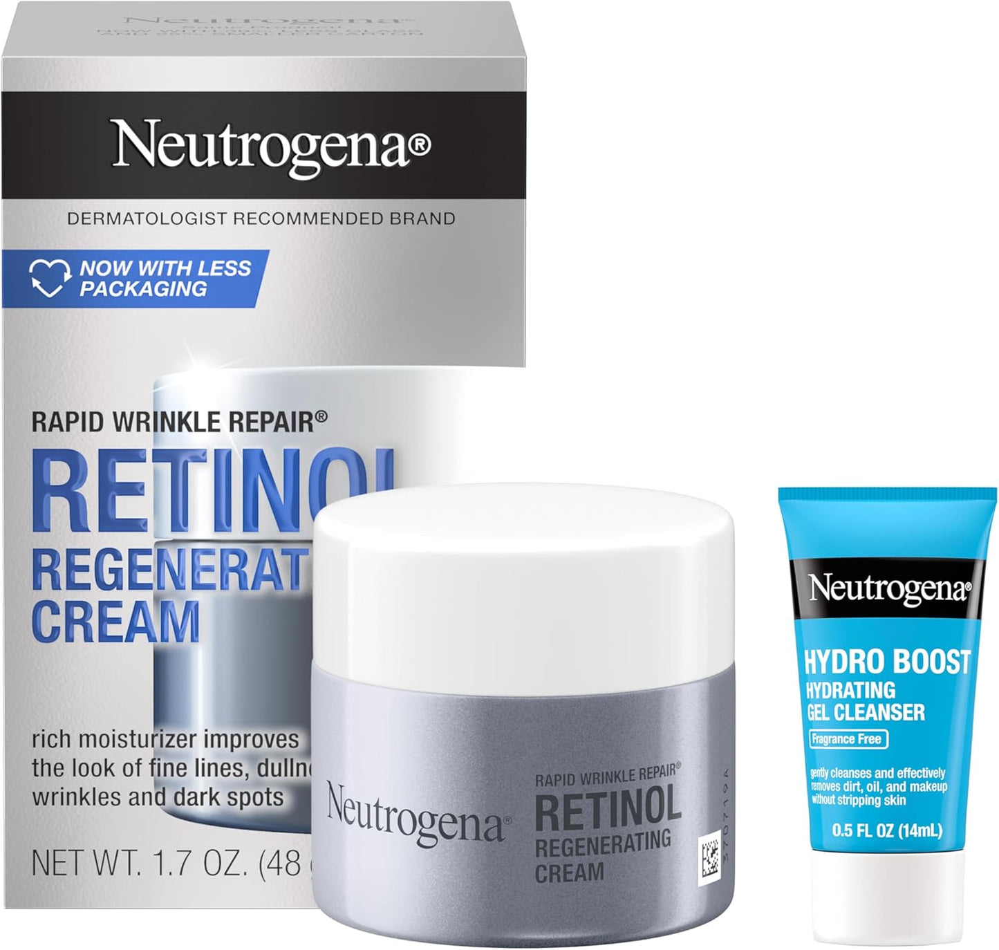 Neutrogena retinol face moisturizer with hyaluronic acid for wrinkle repair