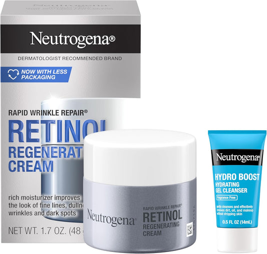 Neutrogena retinol face moisturizer with hyaluronic acid for wrinkle repair