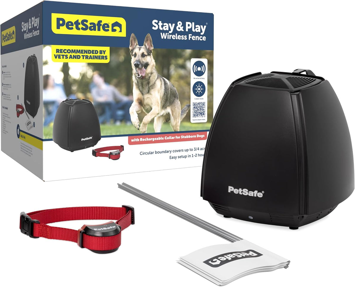 PetSafe Stubborn Dog Stay & Play Wireless Pet Fence Receiver Collar, Waterproof, Rechargeable, Tone and Static Correction, PIF00-13672, One Size, from the Parent Company of the Invisible Fence Brand - Image 9