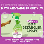 Imported TropiClean dog grooming kit featuring natural papaya and coconut ingredients for coat shine