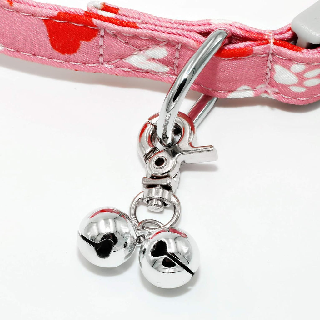 Silver Christmas gift pet necklace bells for tracking dogs outdoors