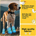 Hcpet dog boots featuring anti-slip rubber sole detail