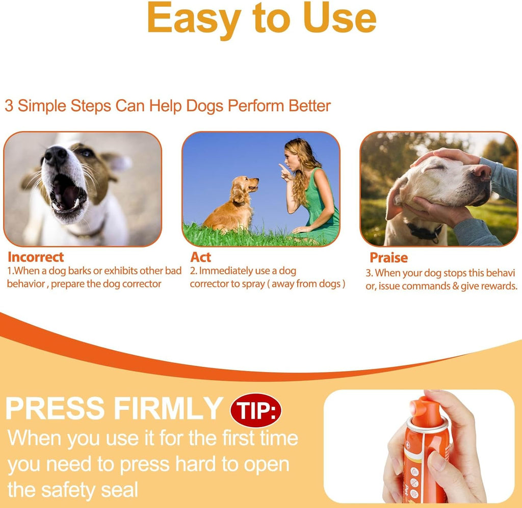 Humane dog behavior corrector spray set for pet owners