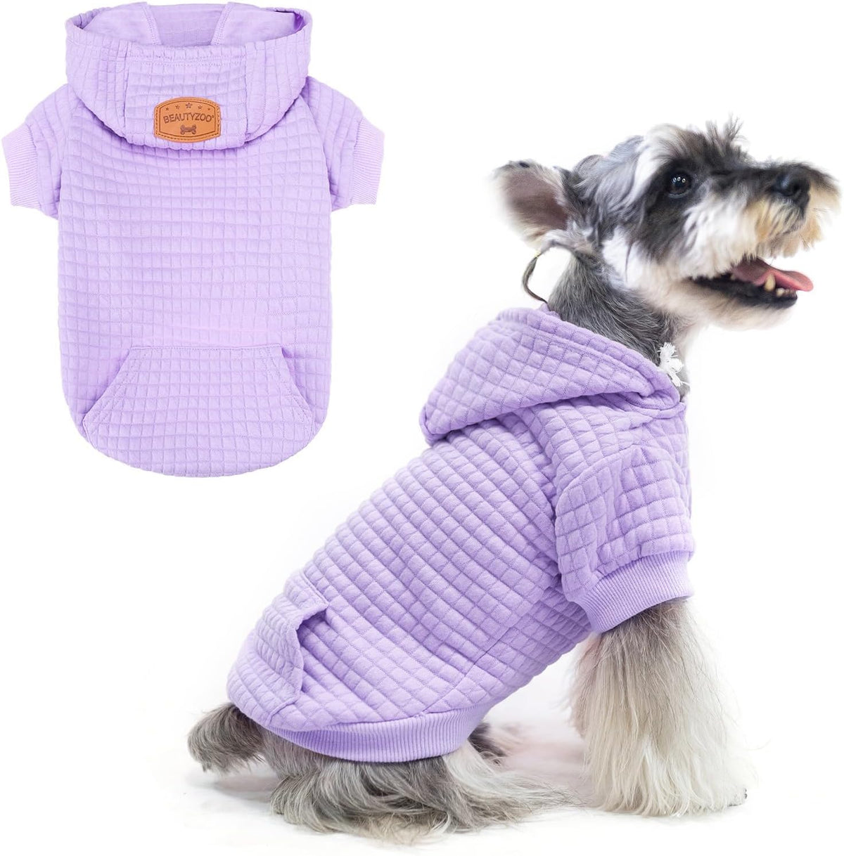 BEAUTYZOO puppy clothing collection highlighting the premium stitching and durable construction.