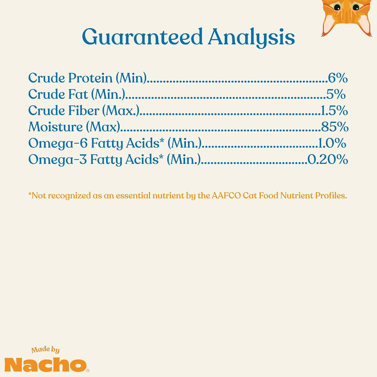 Cat eating food mixed with Made By Nacho digestive topper