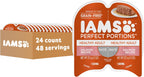 IAMS Perfect Portions Sensitive Digestion & Skin Wet Cat Food Pate, Healthy Adult Grain Free Pate, Chicken Recipe, 2.6 oz. (24 Twin Packs) - Image 12