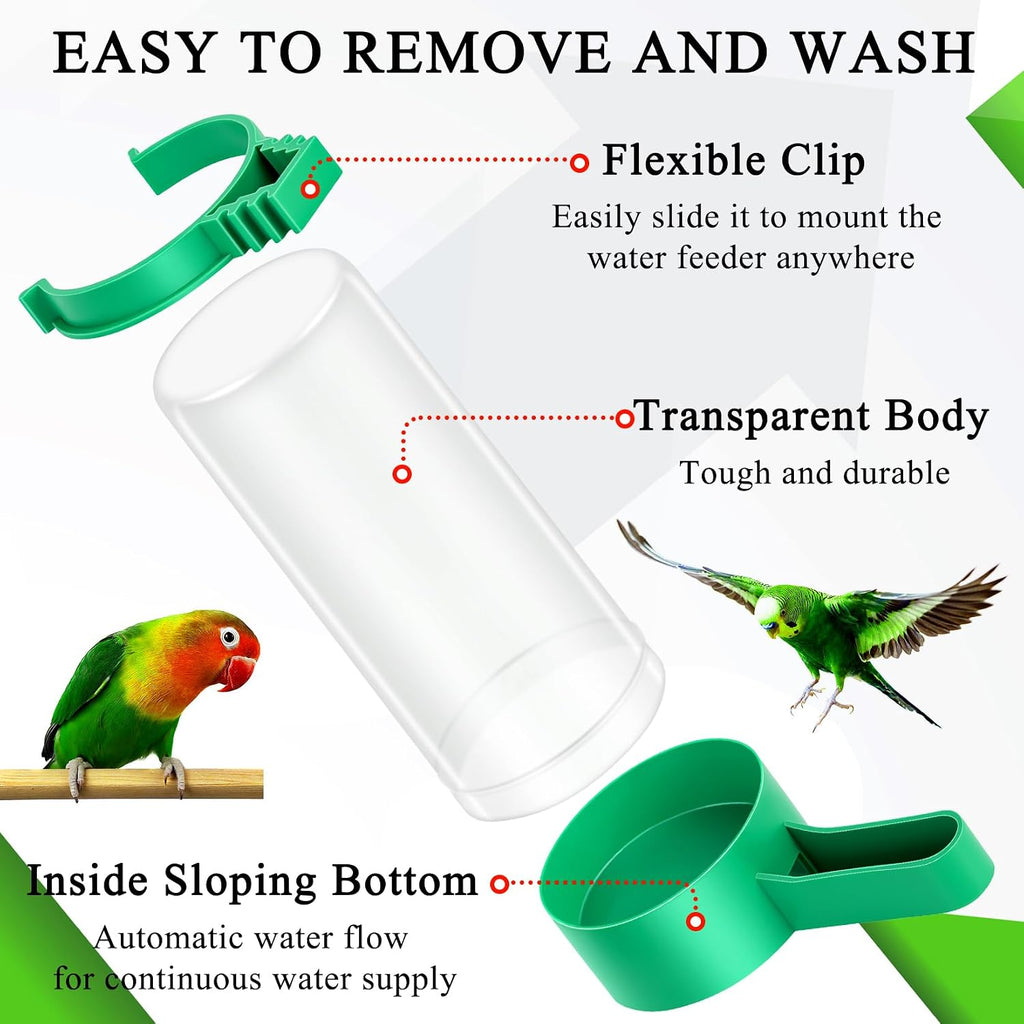 Four piece Lamoutor bird drinker set layout