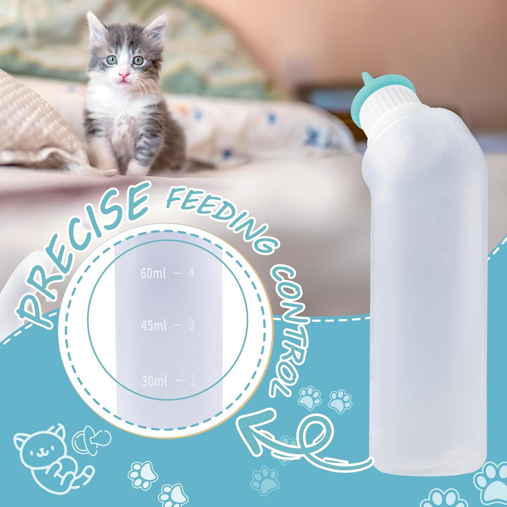 Authentic USA imported kitten milk bottle kit for newborn animal care