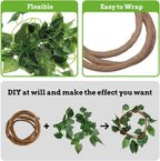 PINVNBY bendable rattan vine branch for chameleon habitat