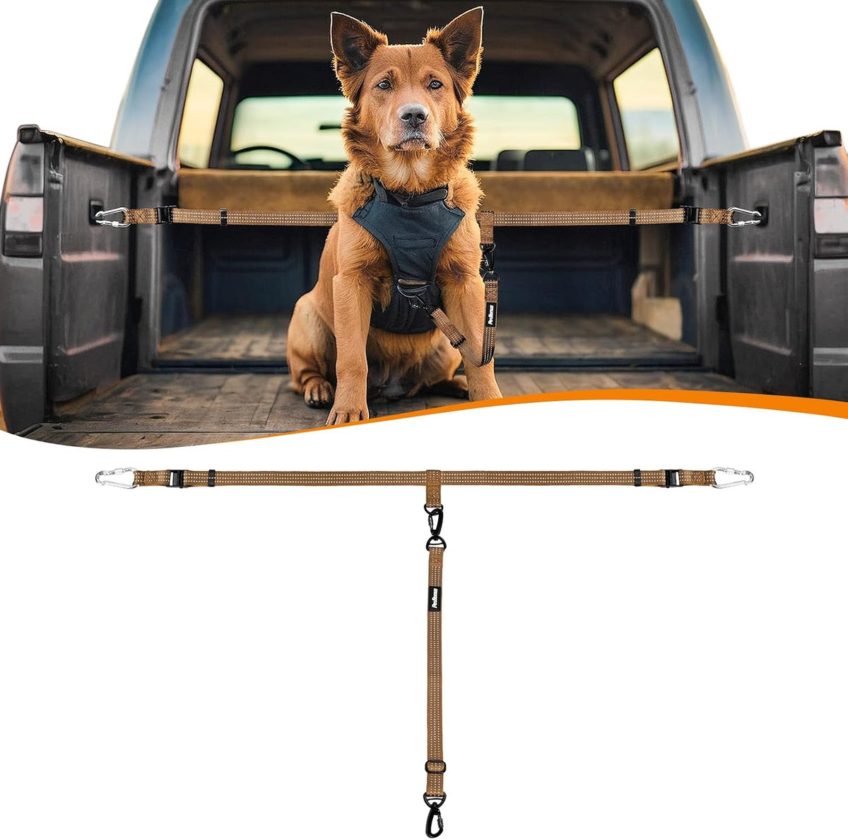 Installation guide for PetBonus truck bed restraint lead