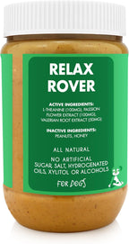 Natural dog anxiety supplement peanut butter on a lick mat for stress relief.