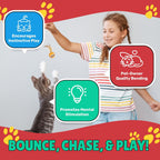 Bouncy Tails rubber bouncing ball showcasing googly eyes design.