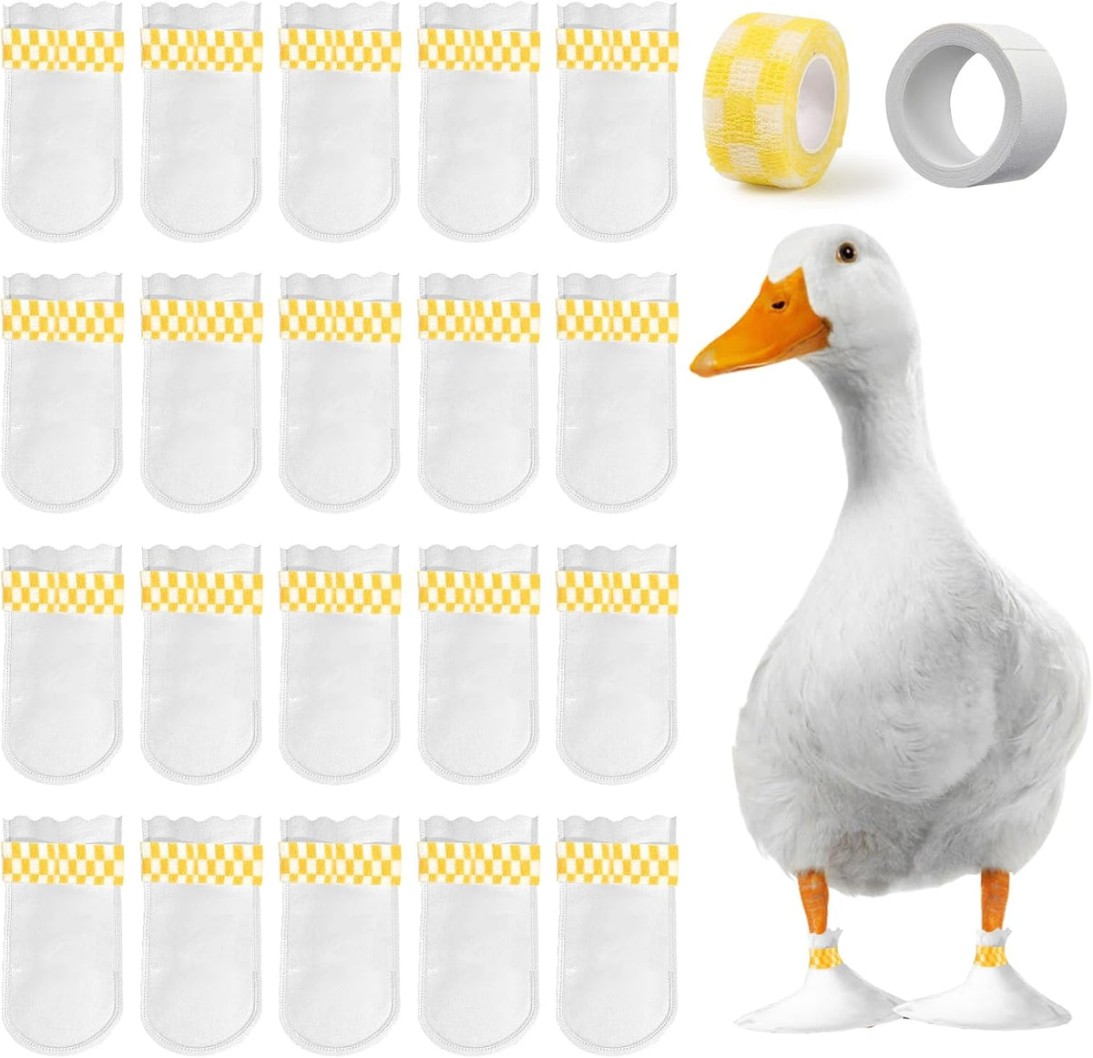 Disposable Duck Shoes for Real Ducks Feet Bumblefoot Care Supplies - Image 10