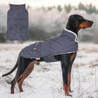 KYEESE Dog Coat Warm Pets Clothes for Cold Weather Soft Pet Sweater with Leash Hole Thick Pet Winter Puffer Coat with Pocket Windproof Dogs Jacket with Fleece Lined Waterproof Dog Coats for Large Dogs - Image 9