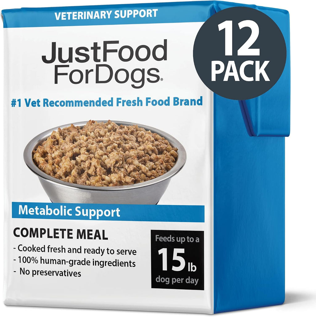 JustFoodForDogs Vet RX Pantry Fresh Prescription Dog Food, Human Grade, Vet Recommended Fresh Pet Meal, Limited Ingredient, Prescription Diet, Hepatic Support Low Protein, 12.5oz- 12 Pack - Image 12