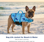 Doglay Dog Life Jacket, Dog Life Vest for Swimming Boating, Adjustable Puppy Life Jacket with Reflective Stripes, Superior Buoyancy Pet Swimming Vest for Small Medium and Large Dogs - Image 14