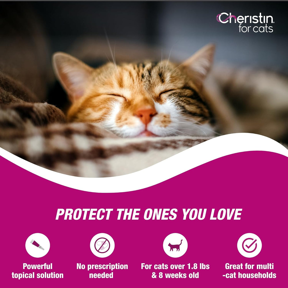 Back packaging details of Cheristin flea treatment with Spinetoram ingredient details
