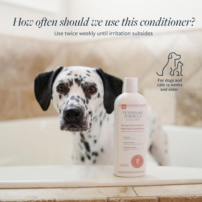 Veterinary Formula Clinical Care dog and cat anti itch conditioner packaging
