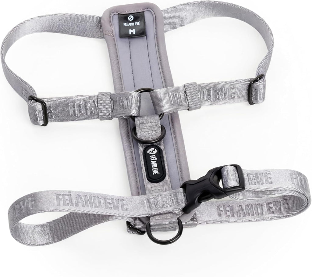 Fei & Eve Moxie Dog Harness for Small & Medium Dogs, Champagne, S | Lightweight Design, 3-Point No-Pull Control, Quick Release Metal Buckle - Image 11