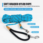 Lynxking heavy duty check cord nylon rope leash padded handle detail