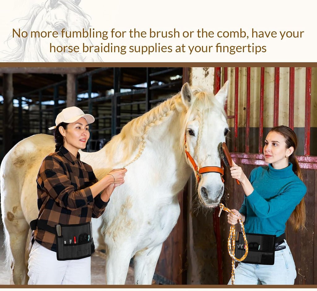 Cosblank equestrian grooming set for Western events