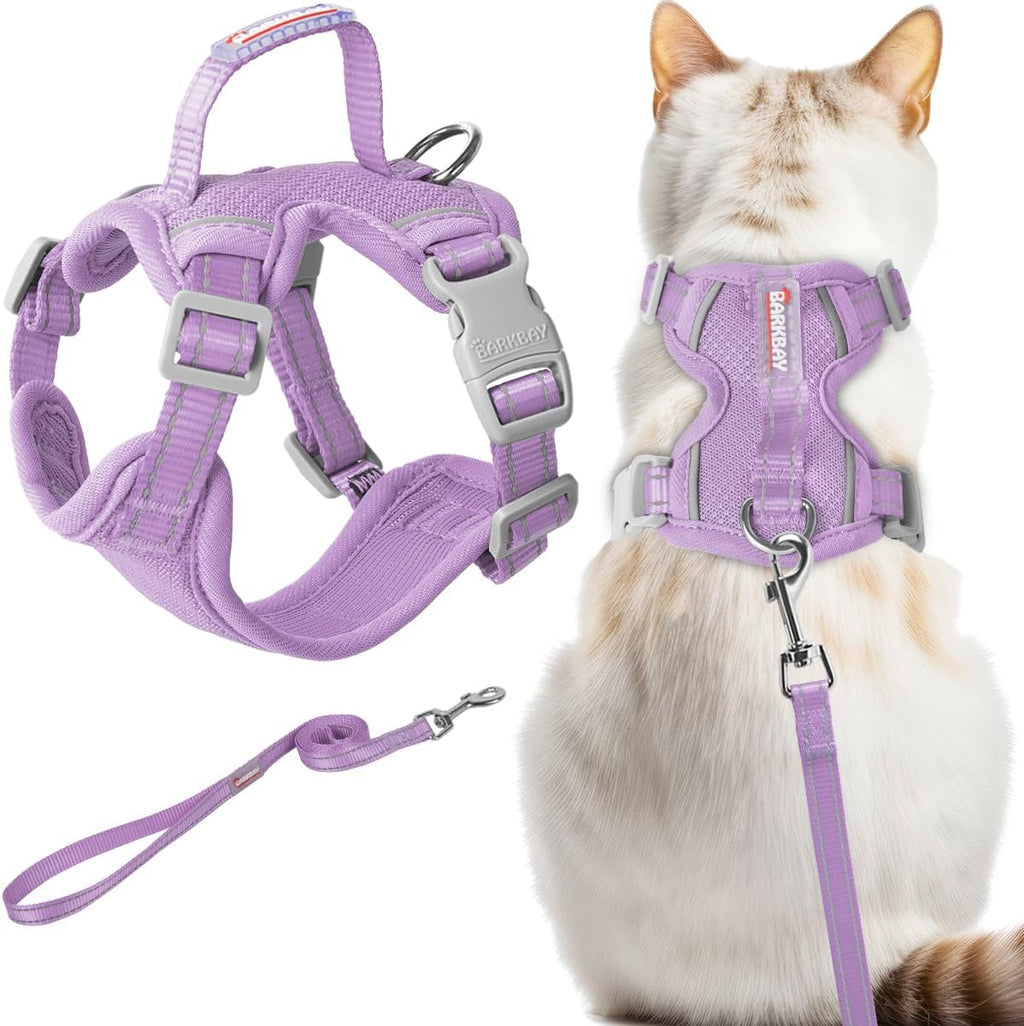 Cat Harness and Leash Set Escape Proof for Kitten Walking, Soft Adjustable Top Handle Vest Harnesses for Cats, Easy Control Breathable Reflective Small Medium Large, Pink, XS - Image 14