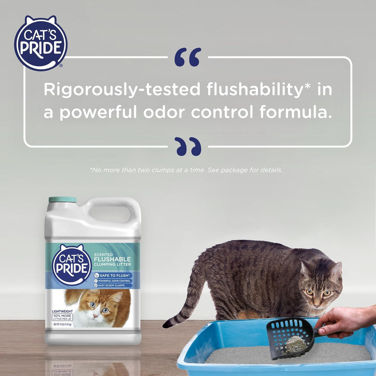 Authentic USA imported Cat's Pride clumping litter for cats