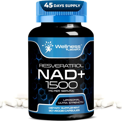 Wellness Labsrx Liposomal NAD Supplement 1500mg front view