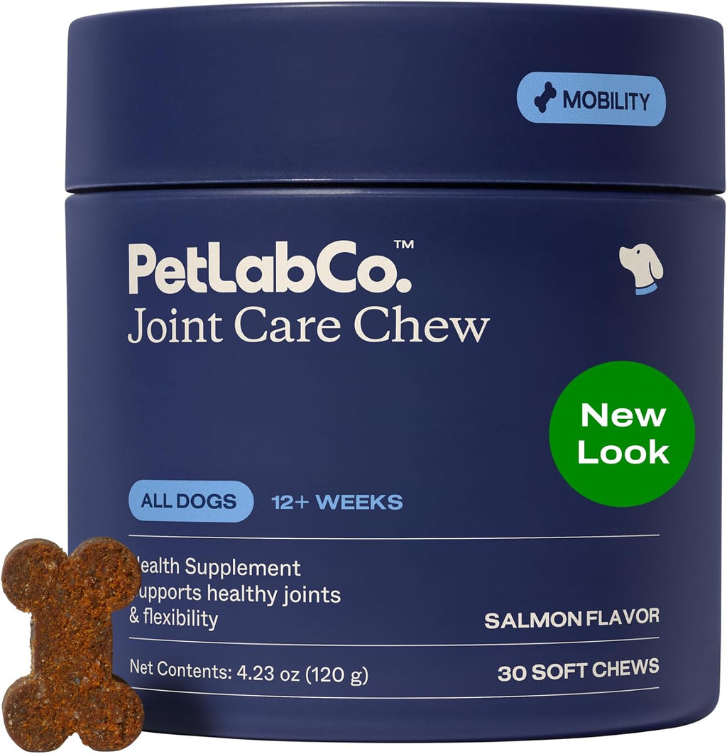 Petlab Co. Joint Care Chews for Dogs - High Levels of Glucosamine, Green Lipped Mussels, Omega 3 and Turmeric - Hip and Joint Supplement for Dogs to Actively Support Mobility, Packaging May Vary - Image 11