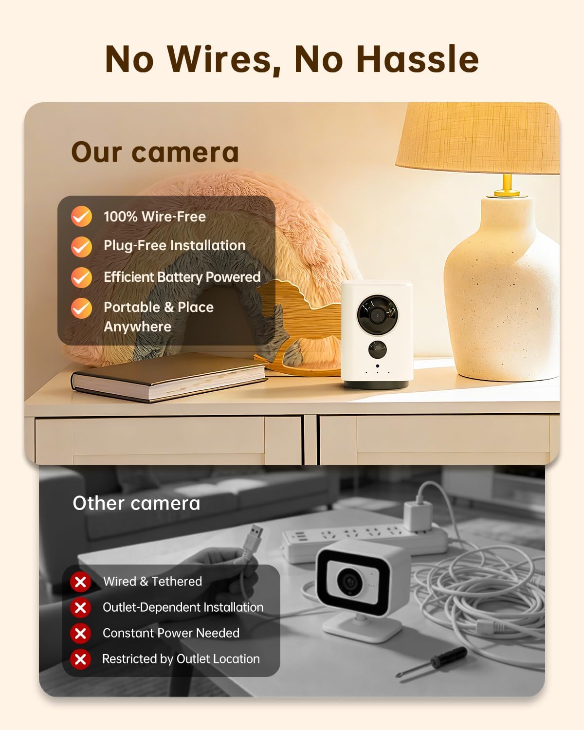 Smartphone app interface for ELYSOO security camera